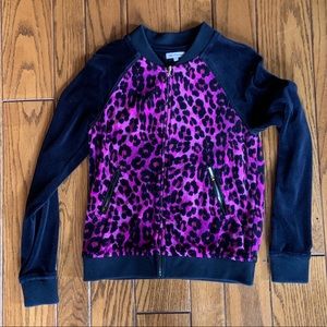 Juicy couture leopard track suit jacket